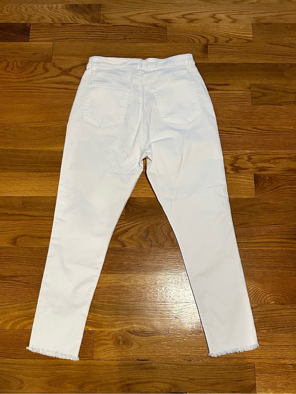 Loft White High-Rise Skinny Jeans